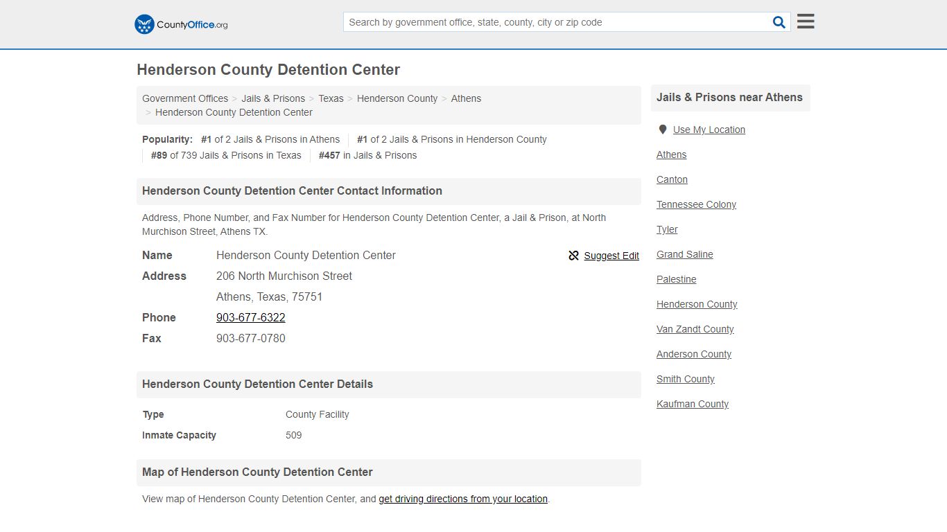 Henderson County Detention Center